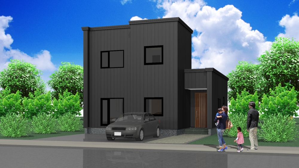 PLAN 1 - 1階リビング横に4.5帖の洋室が隣接する、34坪4LDKプラン。ウォークインクローゼット&玄関にはシューズクロークも - -