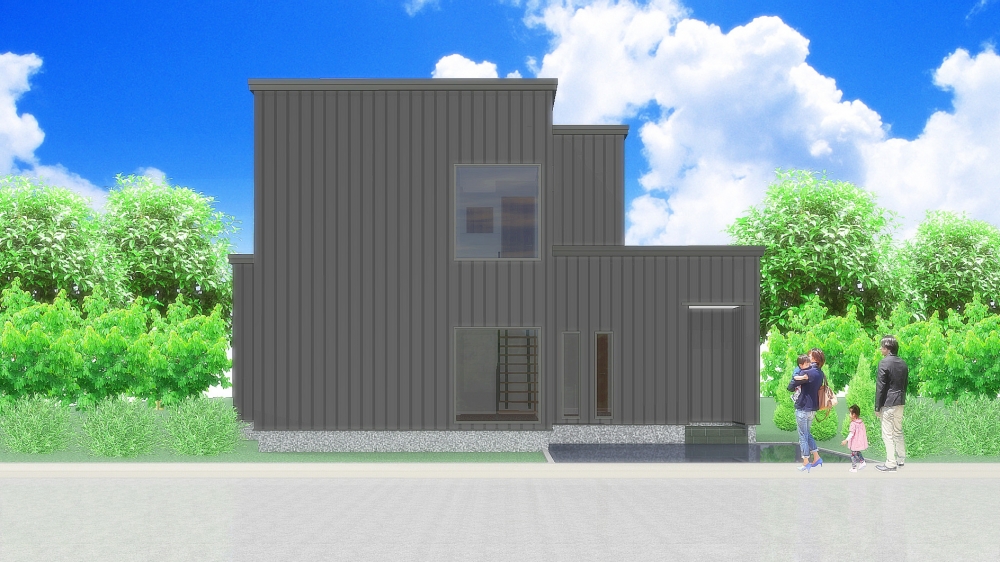 PLAN 3 - TV裏のフリースペースは子供の勉強やPC作業などに使えます。 ファミリークローゼットがあり家事動線も楽々プランです。 - -