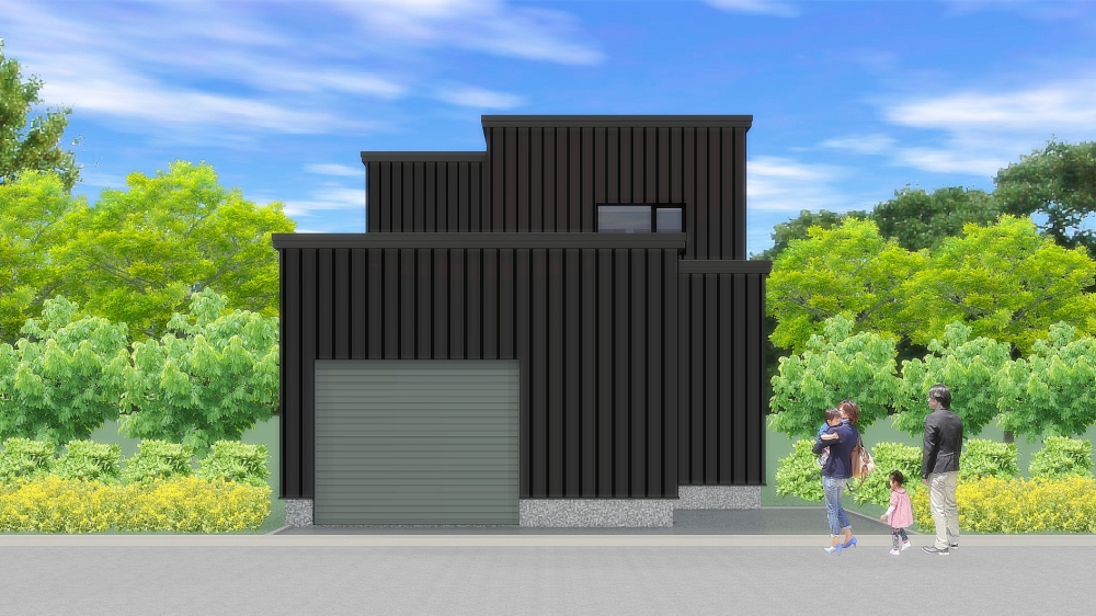 PLAN 10 - インナーガレージ×コンクリートテラス。趣味を思う存分楽しめるこだわりのプランです。 - -